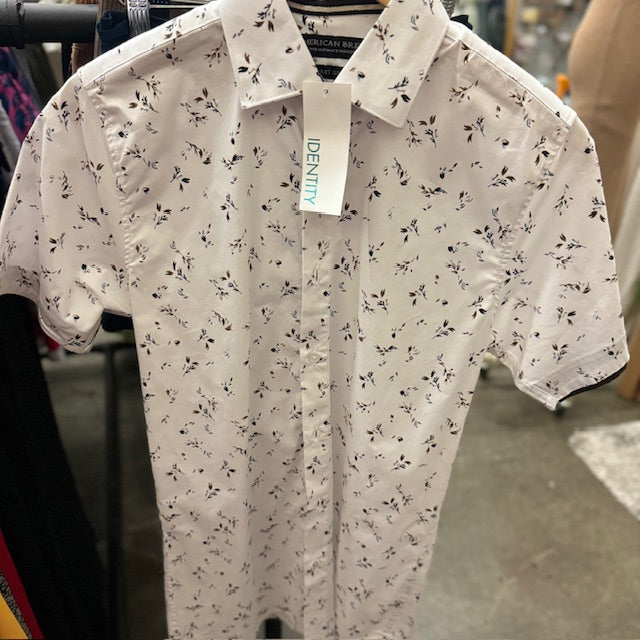 Aloha Collection: Autumn Daze Men's Short Sleeve Button Shirt