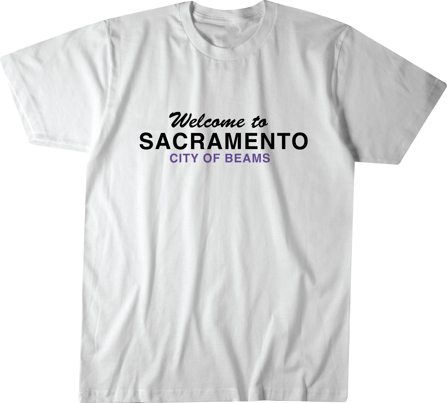 Welcome Sacramento Tee- City of Beams