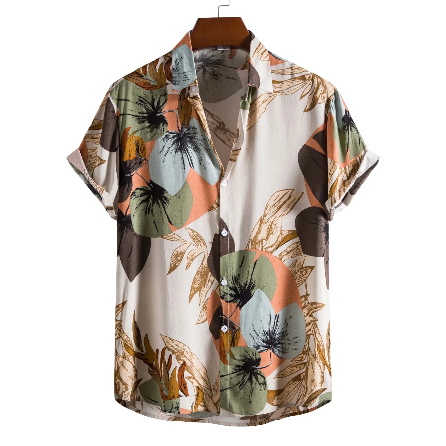 Aloha Collection: Autumn Bouquet Short Sleeve Shirt