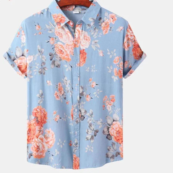 Aloha Collection: Men's Short Sleeve Button Down Shirt