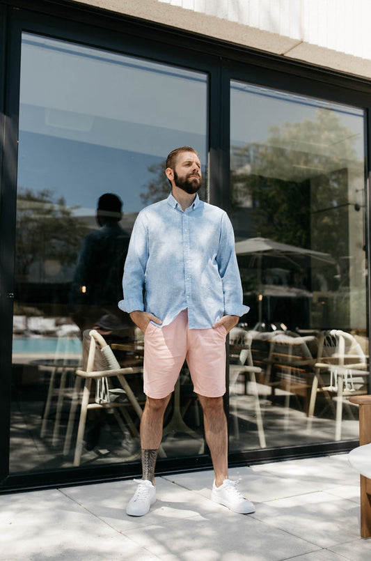 Men's 98 Coast Summer Linen Long Sleeve