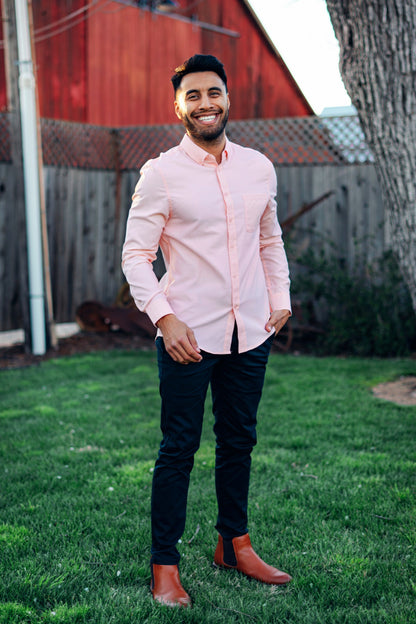 Men's Classic Long Sleeve Button Down Shirt