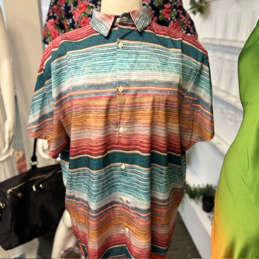 Men's Fiesta Short Sleeve Button Up