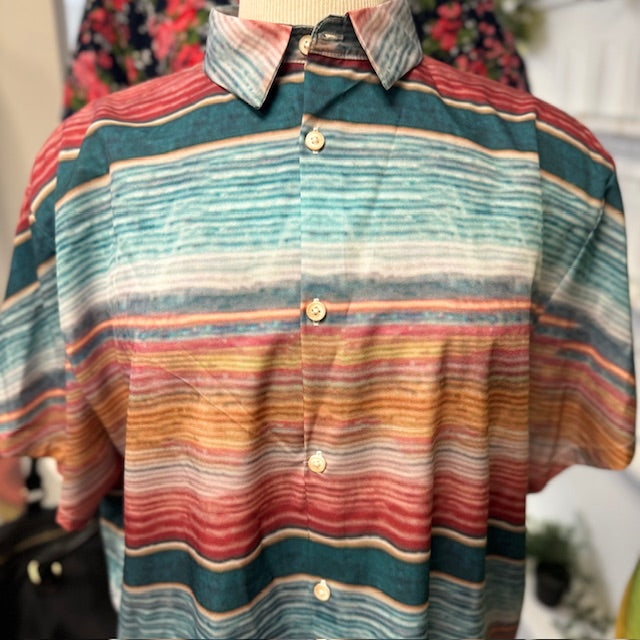 Men's Fiesta Short Sleeve Button Up