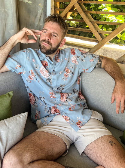 Aloha Collection: Men's Short Sleeve Button Down Shirt