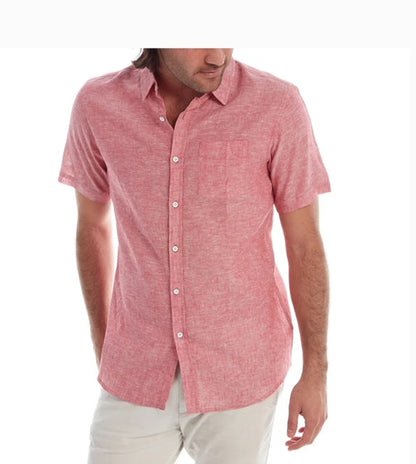 Men's Short Sleeve Button Down- The Kyle