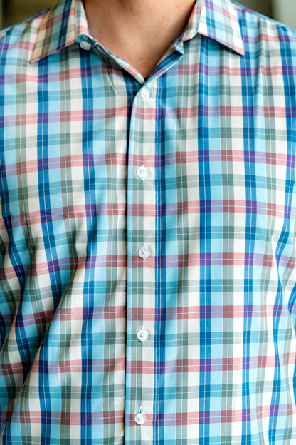 Men's Pastel Bamboo Long Sleeve Button Down Shirt