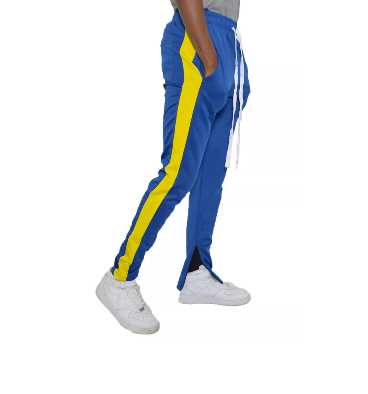 Warriors Colors Striped Track Joggers