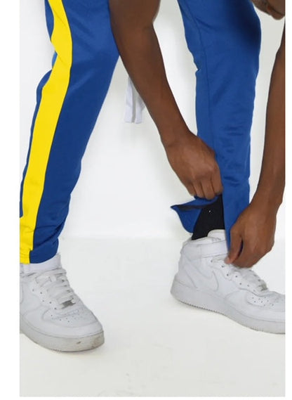 Warriors Colors Striped Track Joggers