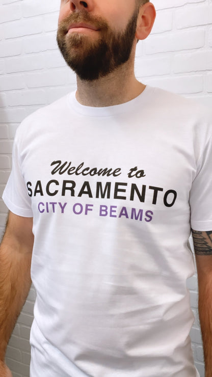 Welcome Sacramento Tee- City of Beams