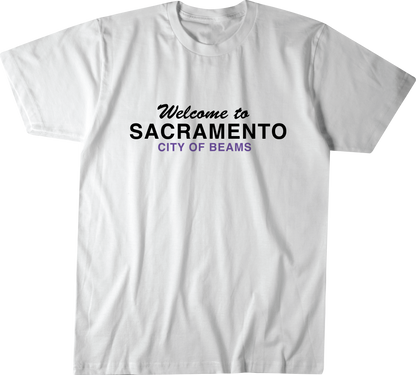 Welcome Sacramento Tee- City of Beams