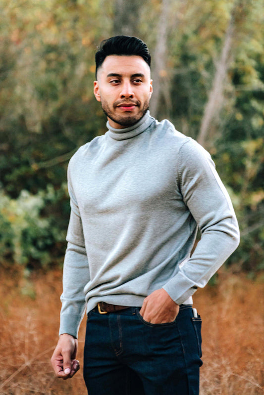 Men's Slim Fit Turtleneck Sweater